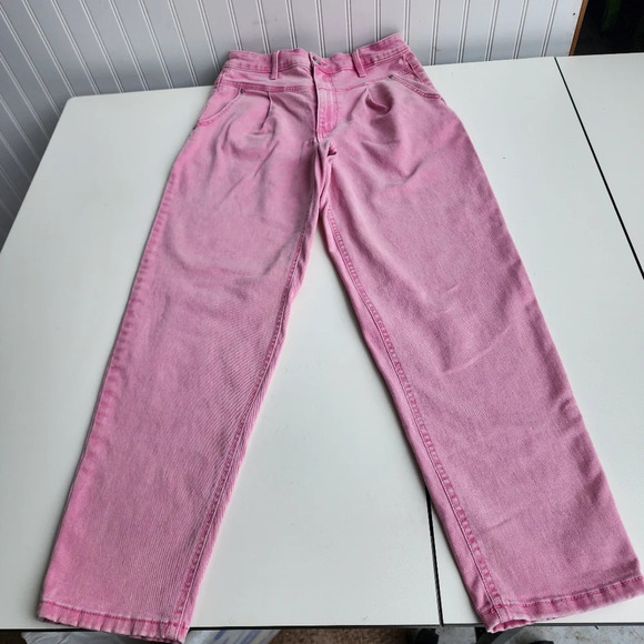 INC International Concepts Women's High Rise Mom Jeans Pink Regular Fit Sz 2 - Picture 1 of 11